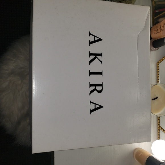 Akira White Ankle Boots - Picture 2 of 7